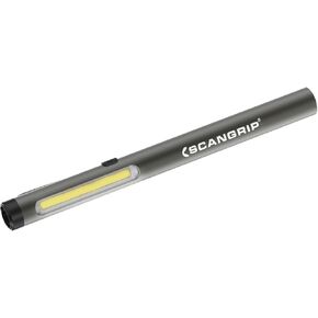Scangrip Work Pen 200 R, Rechargeable LED Penlight, 200 Lumen, Dimmer Function, Slim Design, Built-in Magnets and Pocket Clip, Durable Aluminum Body, for Inspection Work