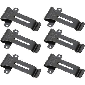 6Pcs Radio Carry Holster Belt Clip for Kenwood TK208 TK308 TH22AT TH42AT TK2118 TK3118 Radio, for Baofeng BF888S BF666s BF777S BF5118 Radio