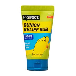 PROFOOT Bunion Relief Rub instantly offers long-lasting relief for bunion soreness.