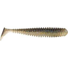 Berkley 1483684 Powerbait Power Swimmer Soft Bait, 4.30" Length, 4.3" (6Count), Electric Shad