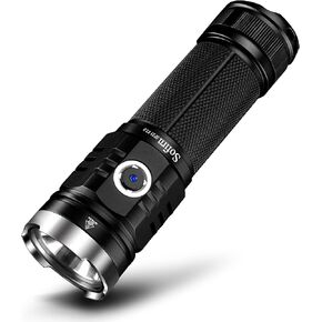 Sofirn SP33 V3 Super Bright Flashlight 3500 High Lumens, USB C Rechargeable Flashlight with Powerful LED, for Camping Hiking Walking in Kuwait