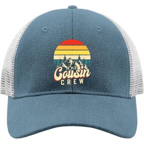 Hats Cousin Crew Dad Hats for Women Funny Denim Cap Adjustable