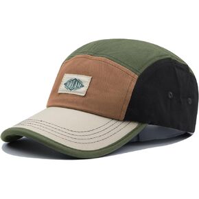 5 Panel Baseball Cap Lightweight Running Hats Snapback Trucker Hat Hip Hop Bike Board Cap Cotton Golf Dad Hat