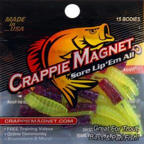 Leland Lures 32101 Crappie Magnet, Junebug