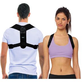 Shoulder & Back Brace Posture Corrector for Women and Men, Breathable Posture Trainer, Neck Brace and Back Posture Corrector for Upper Back & Neck Pain Relief