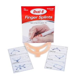 Oval-8 Finger Splints, Support and Protection for Arthritis, Trigger Finger or Thumb, and Other Finger Conditions Size 9 (Pack of 1)
