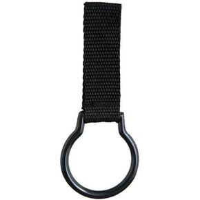 Police Nylon Flashlight Ring Holder for Duty Belt, Slide-ON Style