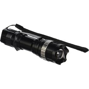 BlueDot Trading CREE 7-Watt High Power Handheld Flashlight LED with 3 Mode Torch ZOOMABLE for Hiking, Camping, Outdoor, or Emergency use with Rechargeable Battery casing or AAA batteries