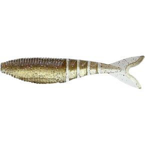 Yamamoto Zako 4" Multi-Use Soft Plastic Fishing Angling Swimbait Lure Designed to Mimic Bluegill or Shad - 6 Pack, Rainbow Shad