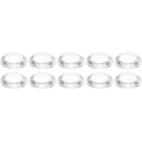 PATIKIL Diameter 16mm Height 5mm Flat Convex Lens, 10 Pcs Acrylic LED Optical Convex Condenser Lens for LED Flashlight Bike Head Lamp, Transparent