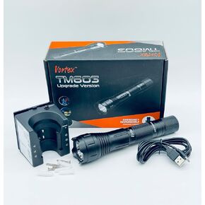 Vortex TM603 Emergency Powerful LED Wall Mount High Power 1000 Lumen 7/24 Stand by Tactical Function Car & Home Safeguard Security Flashlight