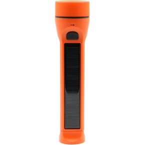 Journey 1000 Solar LED Waterproof Flashlight with Micro USB Port, Orange