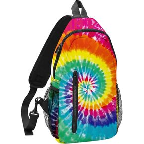 Bat Sling Bag Travel Crossbody Backpack for Women Casual Daypack for Running Hiking Cycling