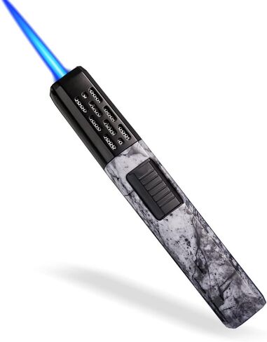 PROMISE Butane Torch Lighter Refillable Pen Torch Lighter Adjustable Jet Flame Butane Lighter for Grill BBQ Candle Camping (Black) in Saudi Arabia