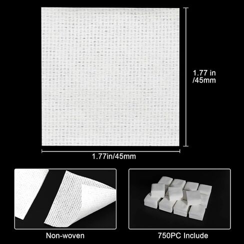 750Pcs Large Caliber Gun Cleaning Patches (45mmX45mm) for .308 Winchester and .30-06 Springfield - Non-Woven Fabric No Debris Residue in Saudi Arabia