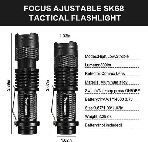MODOAO Mini LED Flashlight Green/Red/Blue Light Light Torch 3 Light Modes Light for Camping, Hiking, Night Vision, Night Fishing，Night Ride (3 Pack-Green) in Saudi Arabia