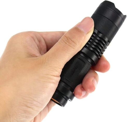 MODOAO Mini LED Flashlight Green/Red/Blue Light Light Torch 3 Light Modes Light for Camping, Hiking, Night Vision, Night Fishing，Night Ride (3 Pack-Green) in Saudi Arabia