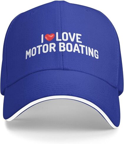 قبعة I Love Motor Boats للرجال قبعات البيسبول قبعة جرافيك in Kuwait