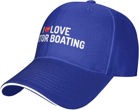 قبعة I Love Motor Boats للرجال قبعات البيسبول قبعة جرافيك in Kuwait
