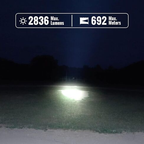 ThruNite Catapult V6 SST70 Flashlight, Max 756 Yard Throw 2836 Lumens LED USB C Rechargeable Flashlights Long Beam Distance Searchlight (Black, Cool White) in Kuwait