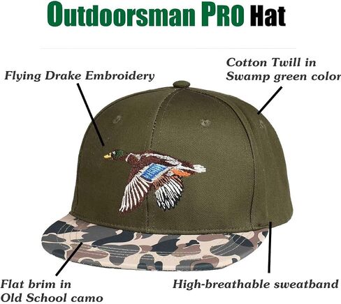 EDTREK Elite Youth Country Hat for Big Kids - Boys Snapback Hat with Flat Brim in Saudi Arabia