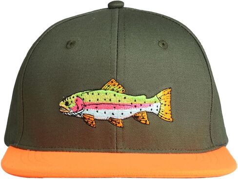 EDTREK Elite Youth Country Hat for Big Kids - Boys Snapback Hat with Flat Brim in Saudi Arabia