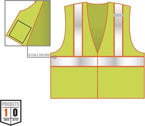 سترة Ergodyne GLoWEAR من الدرجة الاقتصادية 2 بلونين in Saudi Arabia
