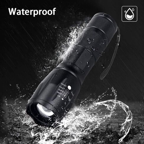 LUXJUMPER Green LED Flashlight One Mode Long Range Light LED Flashlights Super Bright Tactical Flashlight with Zoomable Waterproof Handheld Light for Hunting Coyote Varmint Predator Rifle in Saudi Arabia
