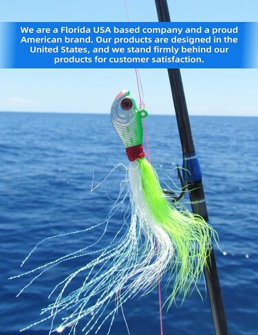 BLUEWING Bucktail Jig with High Carbon Steel Hook 2pcs Lead Head Jig Saltwater Fluke Lure Hair Jig for Bluefish, Bass Fishing, Size 0.5oz/1oz/2oz in Saudi Arabia