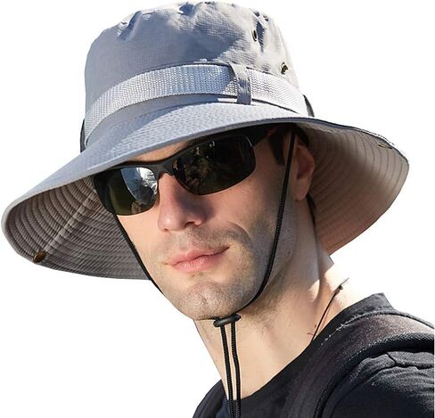 قبعة شمسية قابلة للطي للحماية من أشعة الشمس فوق البنفسجية ومقاومة للماء وقابلة للتنفس بحافة واسعة in Kuwait