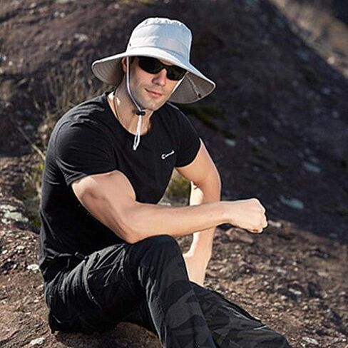 Foldable UV Sun Protection Waterproof Breathable Wide Brim Bucket Sun Hat in Saudi Arabia