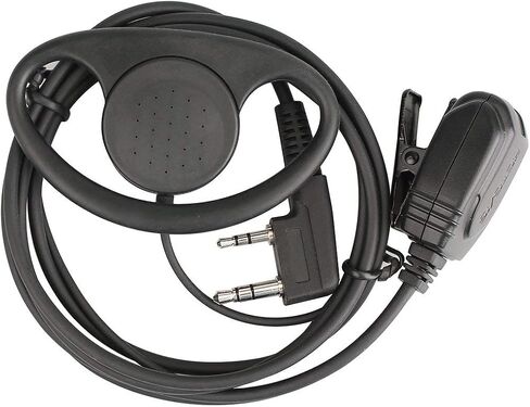 سماعة أذن Retevis Clear Walkie Talkie مع ميكروفون، خطاف أذن ناعم من النوع D، لـ RT22 RT21 H-777 RT68 RT22S RB29، متوافقة مع Baofeng UV-5R 888S pxton Walkie-talkie، سماعة أذن راديو ثنائية الاتجاه (حزمة واحدة) in Saudi Arabia