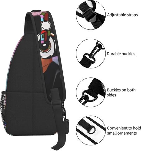 Sling bag for women crossbody chest bags Sling Backpack Travel Hiking Daypack for Women Men Shoulder Bag for Casual Sport Climbing Runners African American Afro Woman in Saudi Arabia