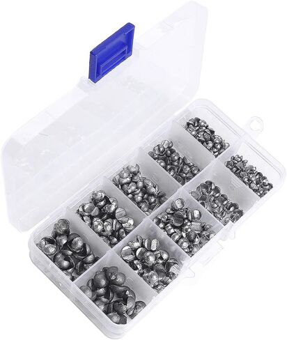 Split Shot Fishing Weights Kit,Fishing Weights Sinkers Kit,Round Split Shot Sinker,Removable Split Shot Sinkers in Saudi Arabia