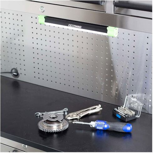 OEMTOOLS 24605 330 Lumen Multi-Use Li-ion Anywhere, Anytime with Our Portable, Rechargeable LED Shop Garage Work Light You’ll N, Green in Saudi Arabia
