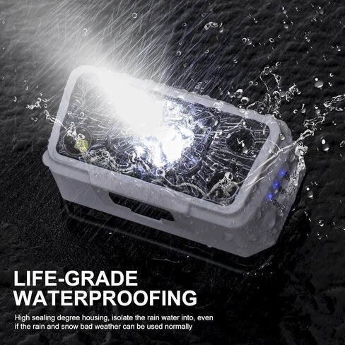 NAHT Rechargeable Headlamp for Adults, Super Bright LED Flashlight with Motion Sensor, Head Lights for Forehead, 5 Modes Lightweight Waterproof Headlight - Camping Gear, Running Headlight, 2-Pack in Saudi Arabia