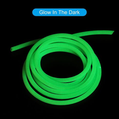 PATIKIL Glow Tube Deep Sea Fishing, Soft Silicone Luminous Tube Angling Glow in The Dark Tubing Sleeve Fishing Tool in Saudi Arabia