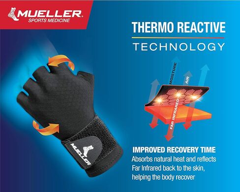 MUELLER Sports Medicine Reversible Compression Glove, for Men and Women in Saudi Arabia