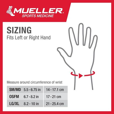 MUELLER Sports Medicine Reversible Compression Glove, for Men and Women in Saudi Arabia
