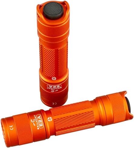 SKILHUNT EDC جيب سلسلة المفاتيح ضوء صغير، سوبر مشرق، مقاوم للماء، للتخييم المشي لمسافات طويلة مصباح يدوي صغير في حالات الطوارئ، E2A (برتقالي، High CRI BL-110C) in Saudi Arabia