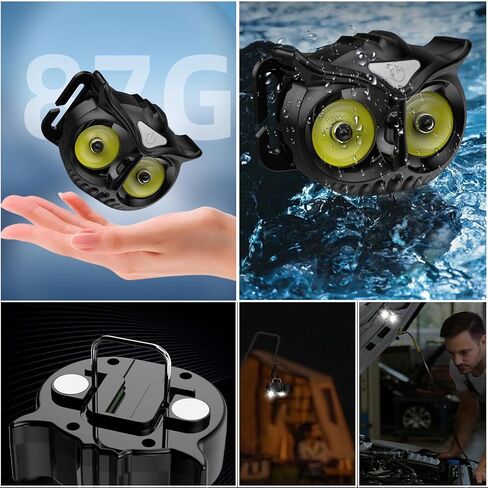 Rechargeable led headlamp,2 Pack LED Head Lamps Super Bright for Running headlamps Night Buddy Headlight with red and White Flashing Lights，Magnetic Attractor ，Hook for a Great Gift! in Saudi Arabia