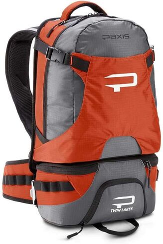 Paxis Swing Arm Backpack - Get to Your Gear without Removing Your Pack - Rust Orange/Grey in Saudi Arabia