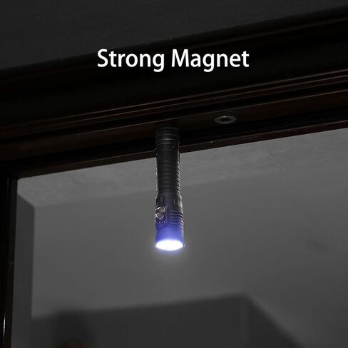 RovyVon S21 High Lumen EDC Flashlight, 3000 Lumens and 400 Meters Long Throw Searchlight with Easy Use Mechanical Ratary Switch, Magnetic Base, IP68 Waterproof in Kuwait