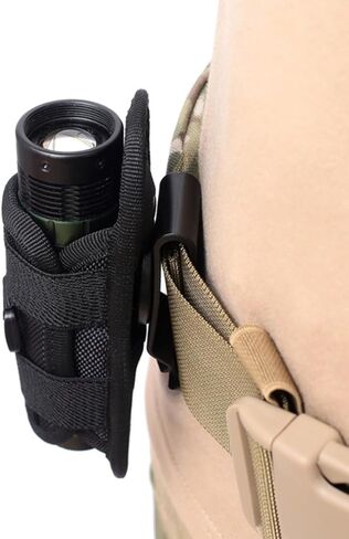 Tactical Flashlight Holster，Flashlight Holder Hunting Light Holder Torch Carry Case 360-Degree Flashlight Pouch Holster for Outdoor Hunting Camping Hiking in Saudi Arabia