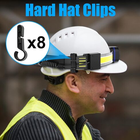 مصباح أمامي LED قابل لإعادة الشحن، مصباح أمامي فائق السطوع 1200 لومن مع 10 أوضاع، مصابيح أمامية مريحة بزاوية 90 درجة، مصباح أمامي مقاوم للماء IPX4 للتخييم في الهواء الطلق، والمشي لمسافات طويلة، والجري، وصيد الأسماك in Kuwait