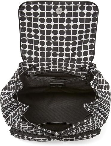 Kate Spade New York Noel Printed Fabric Backpack, Black Multi in Saudi Arabia
