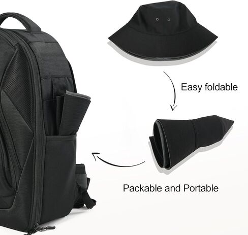 VOBOOM Unisex Outdoor Bucket Hats Packable Sun Cap Reversible Travel Hat for Men, Women, Teens, Girls in Saudi Arabia