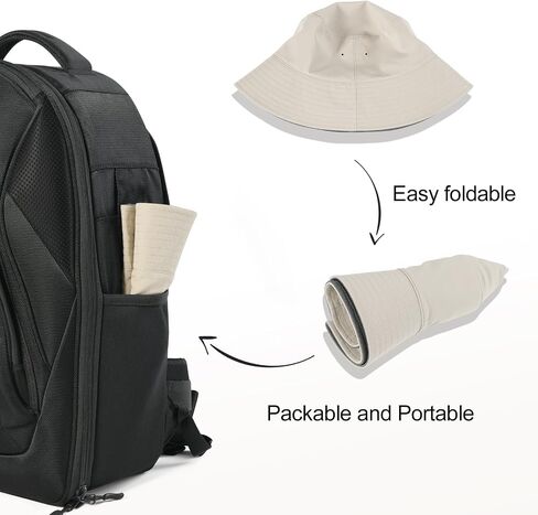 VOBOOM Unisex Outdoor Bucket Hats Packable Sun Cap Reversible Travel Hat for Men, Women, Teens, Girls in Saudi Arabia