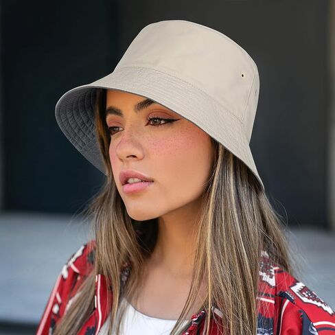 VOBOOM Unisex Outdoor Bucket Hats Packable Sun Cap Reversible Travel Hat for Men, Women, Teens, Girls in Saudi Arabia