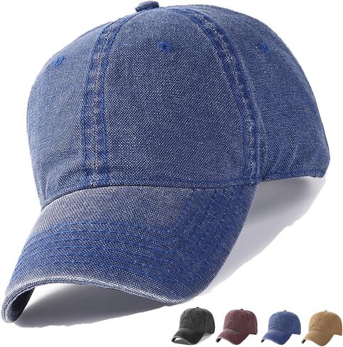 Oversize Baseball Cap XL big head hats for men large head hats Dad Hat Adjustable 23.6"-25.6" in Saudi Arabia